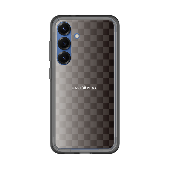 スリムプロテクションプレミアムケース［ CASEPLAY Check - Black ］