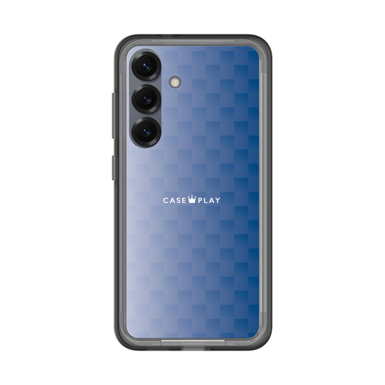 スリムプロテクションプレミアムケース［ CASEPLAY Check - Blue ］