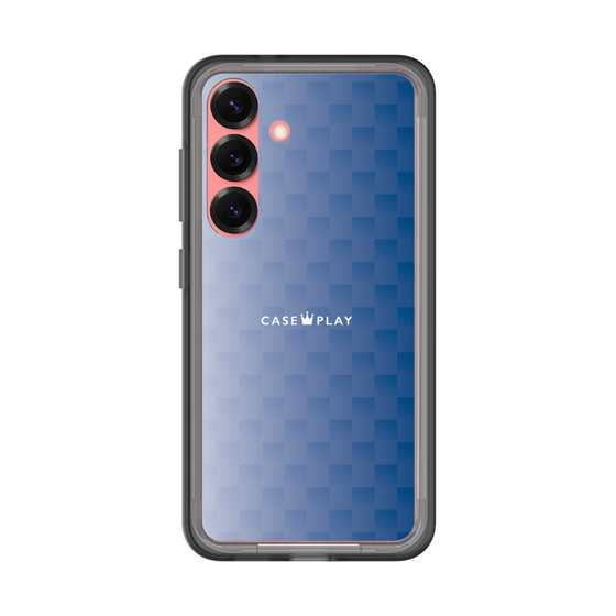 スリムプロテクションプレミアムケース［ CASEPLAY Check - Blue ］