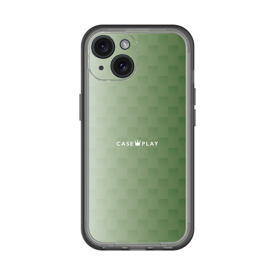 スリムプロテクションプレミアムケース［ CASEPLAY Check - Green ］