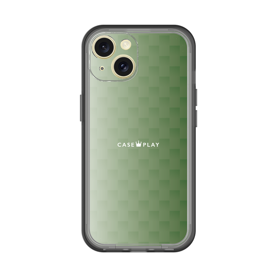 スリムプロテクションプレミアムケース［ CASEPLAY Check - Green ］