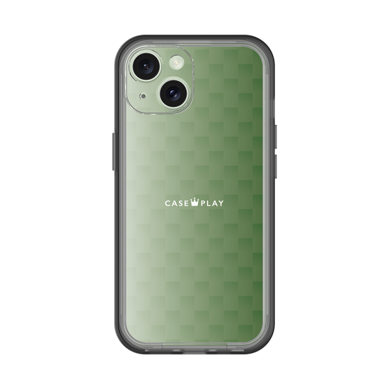 スリムプロテクションプレミアムケース［ CASEPLAY Check - Green ］