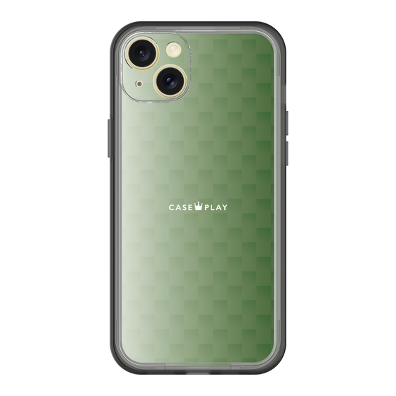 スリムプロテクションプレミアムケース［ CASEPLAY Check - Green ］