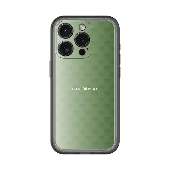 スリムプロテクションプレミアムケース［ CASEPLAY Check - Green ］