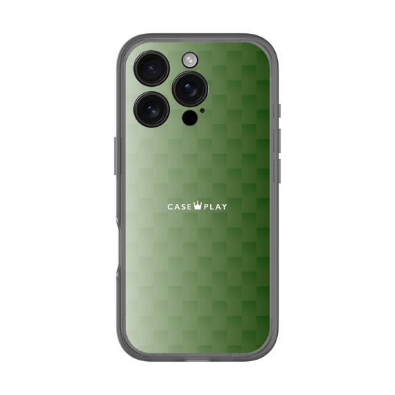 スリムプロテクションプレミアムケース［ CASEPLAY Check - Green ］