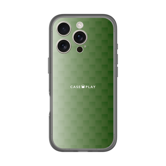 スリムプロテクションプレミアムケース［ CASEPLAY Check - Green ］