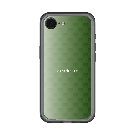 スリムプロテクションプレミアムケース［ CASEPLAY Check - Green ］