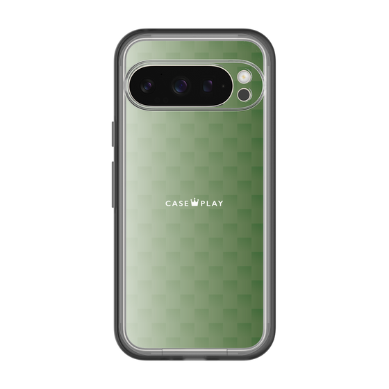 スリムプロテクションプレミアムケース［ CASEPLAY Check - Green ］