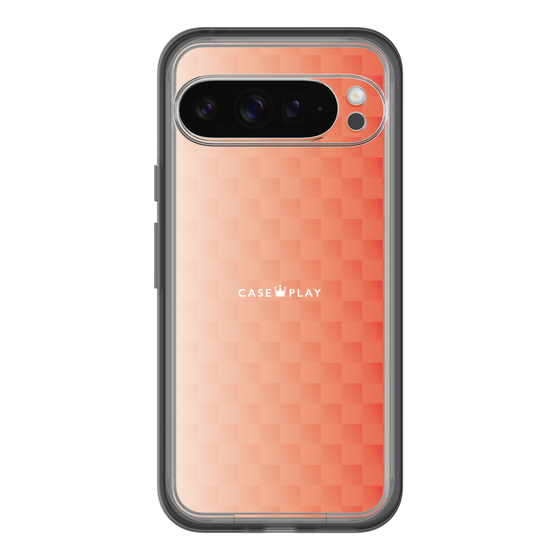 スリムプロテクションプレミアムケース［ CASEPLAY Check - Orange ］