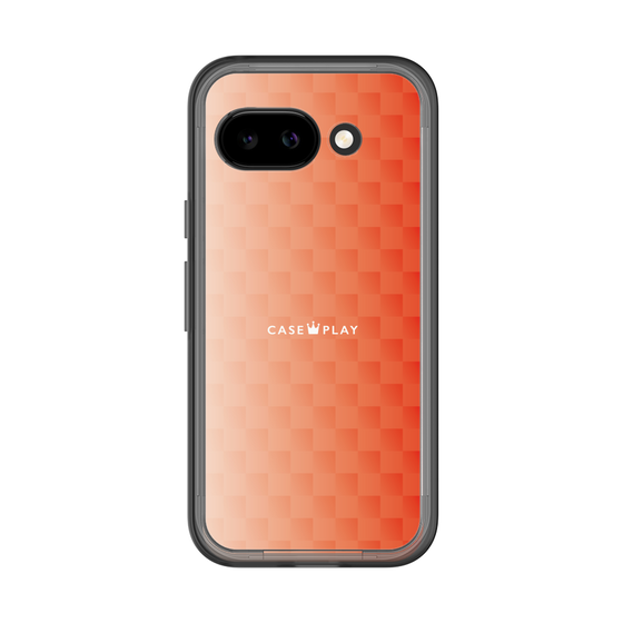 スリムプロテクションプレミアムケース［ CASEPLAY Check - Orange ］