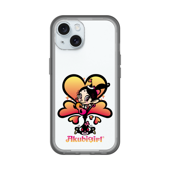 スリムプロテクションプレミアムケース［ アクビガール - ハート ］