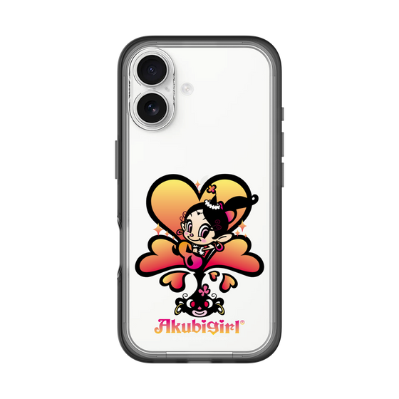 スリムプロテクションプレミアムケース［ アクビガール - ハート ］