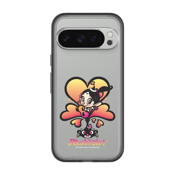 スリムプロテクションプレミアムケース［ アクビガール - ハート ］