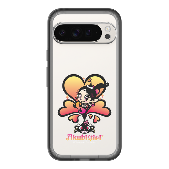 スリムプロテクションプレミアムケース［ アクビガール - ハート ］