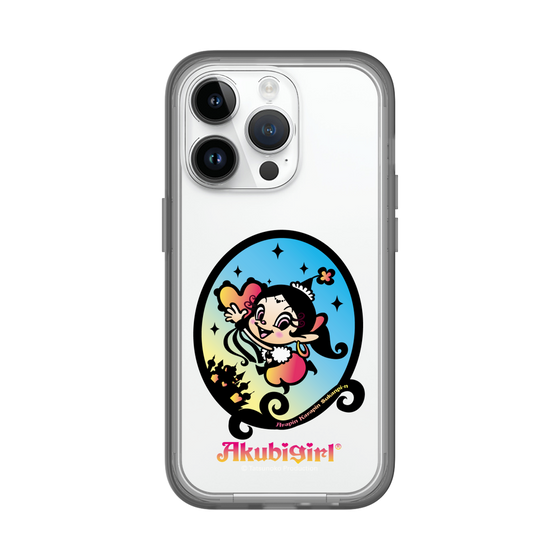 スリムプロテクションプレミアムケース［ アクビガール - オーバル ］