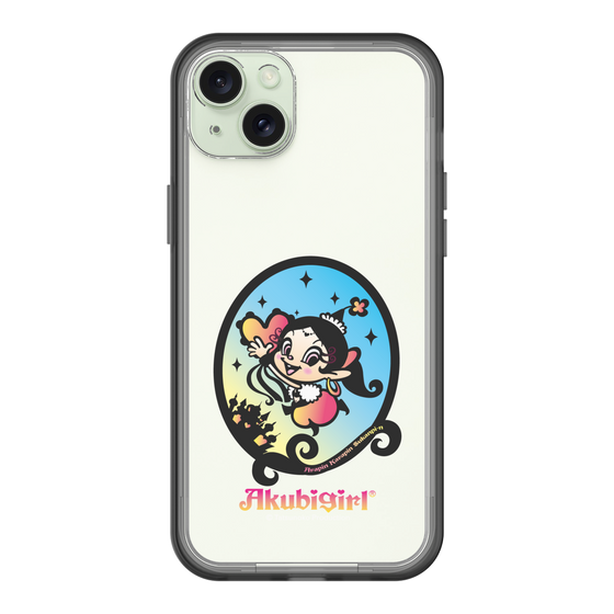 スリムプロテクションプレミアムケース［ アクビガール - オーバル ］
