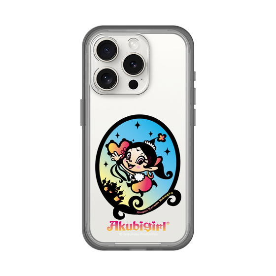 スリムプロテクションプレミアムケース［ アクビガール - オーバル ］