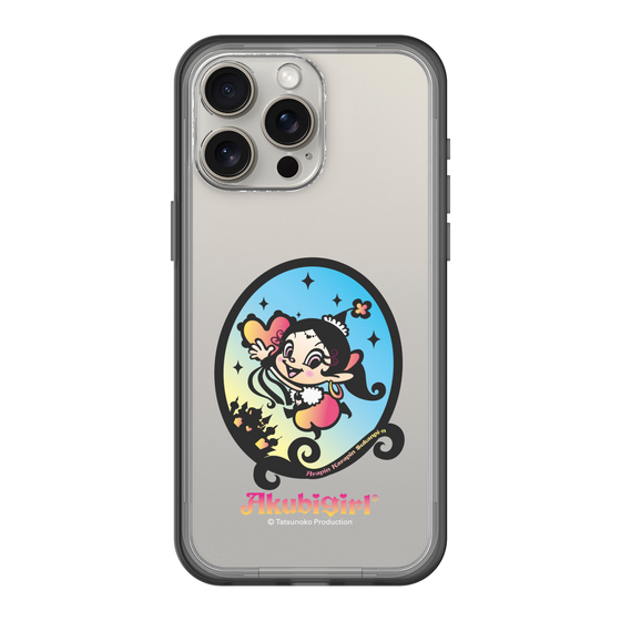 スリムプロテクションプレミアムケース［ アクビガール - オーバル ］