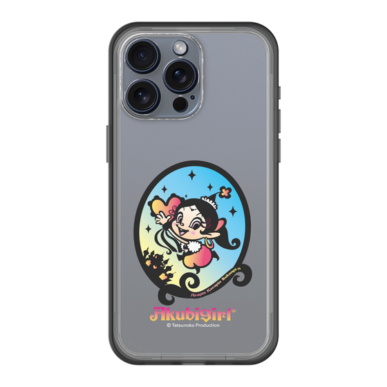 スリムプロテクションプレミアムケース［ アクビガール - オーバル ］