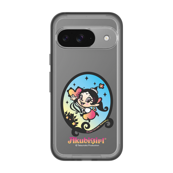 スリムプロテクションプレミアムケース［ アクビガール - オーバル ］