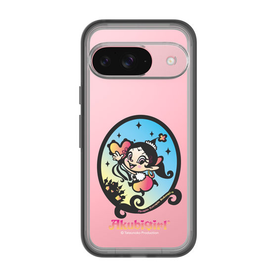 スリムプロテクションプレミアムケース［ アクビガール - オーバル ］