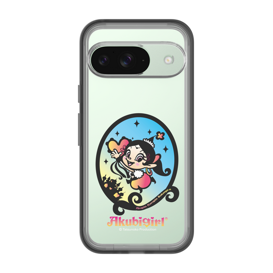 スリムプロテクションプレミアムケース［ アクビガール - オーバル ］