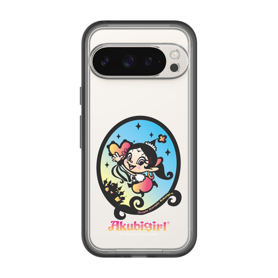 スリムプロテクションプレミアムケース［ アクビガール - オーバル ］