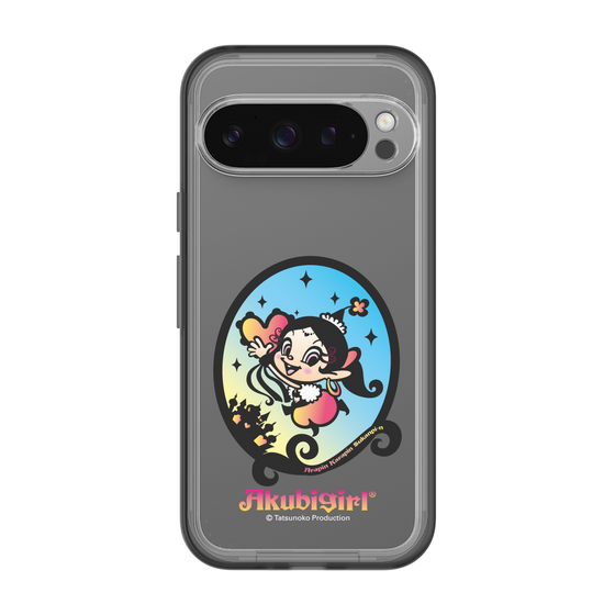 スリムプロテクションプレミアムケース［ アクビガール - オーバル ］