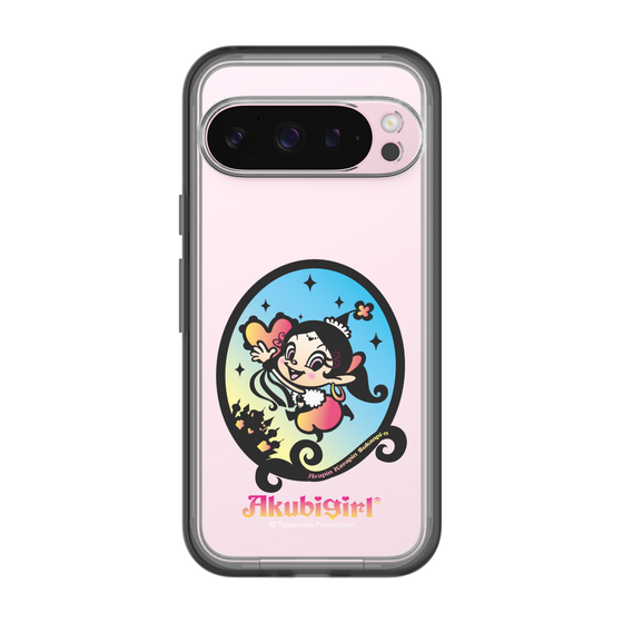 スリムプロテクションプレミアムケース［ アクビガール - オーバル ］
