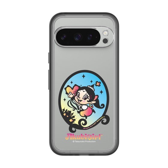 スリムプロテクションプレミアムケース［ アクビガール - オーバル ］