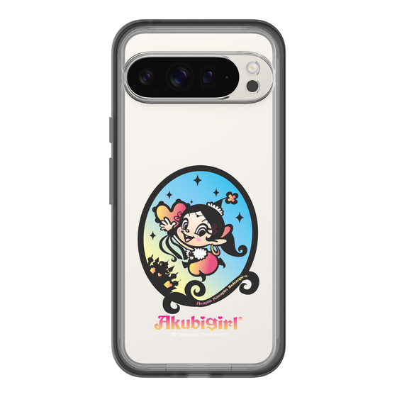 スリムプロテクションプレミアムケース［ アクビガール - オーバル ］
