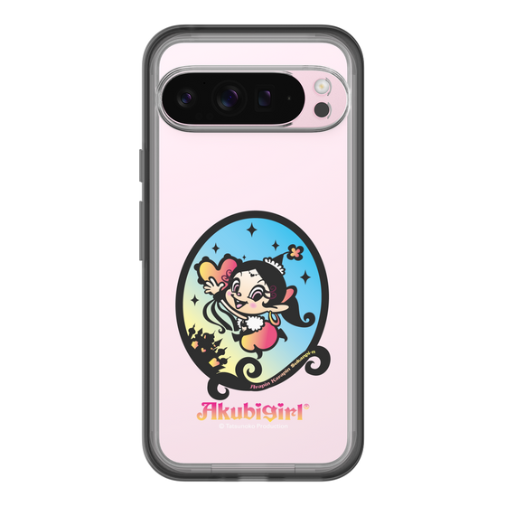 スリムプロテクションプレミアムケース［ アクビガール - オーバル ］
