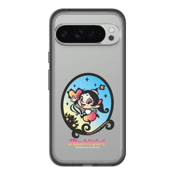 スリムプロテクションプレミアムケース［ アクビガール - オーバル ］