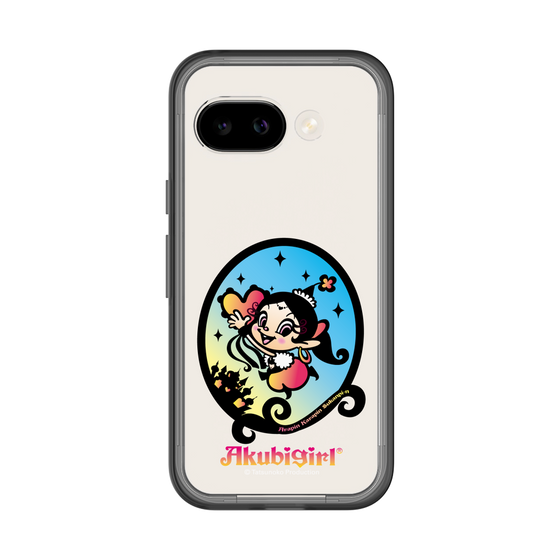 スリムプロテクションプレミアムケース［ アクビガール - オーバル ］