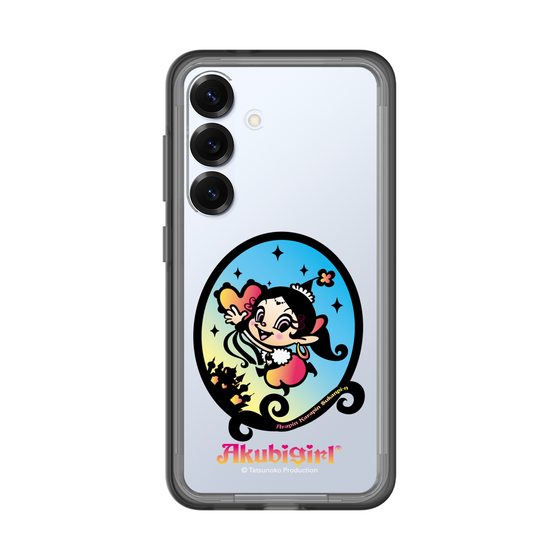 スリムプロテクションプレミアムケース［ アクビガール - オーバル ］