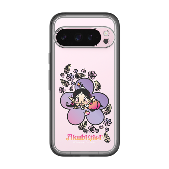スリムプロテクションプレミアムケース［ アクビガール - フラワー ］