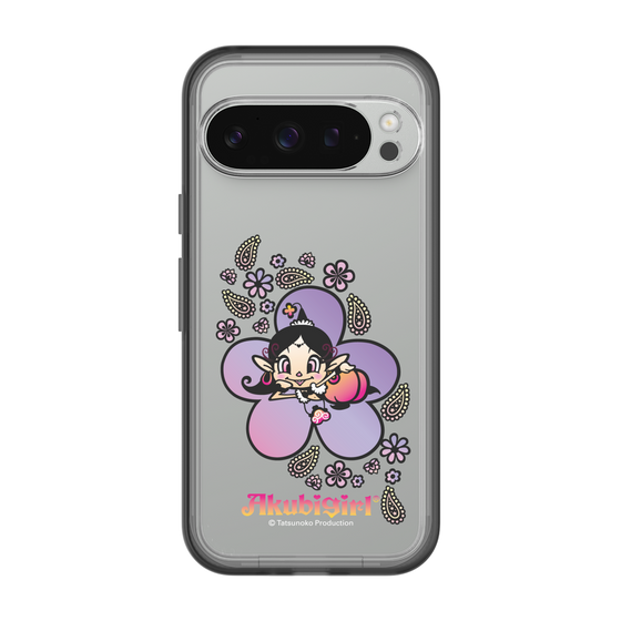 スリムプロテクションプレミアムケース［ アクビガール - フラワー ］