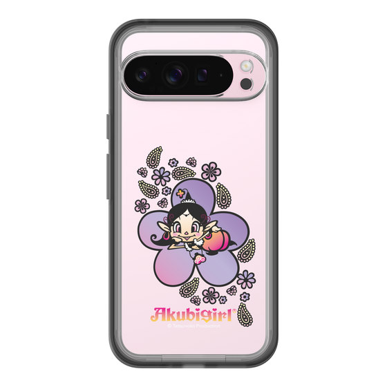 スリムプロテクションプレミアムケース［ アクビガール - フラワー ］