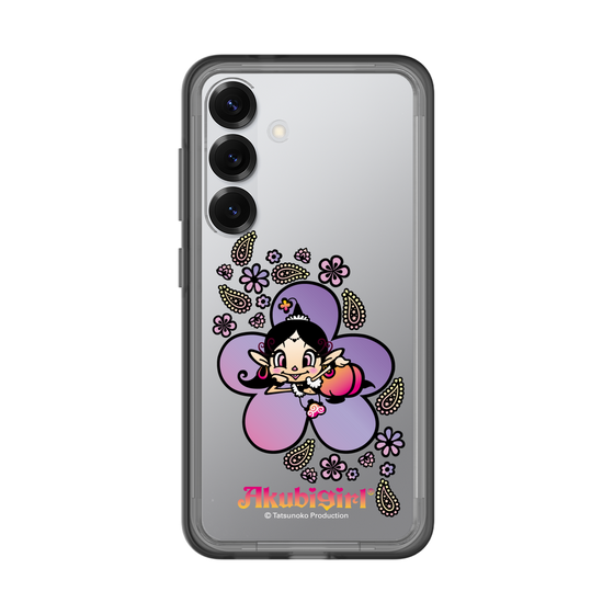 スリムプロテクションプレミアムケース［ アクビガール - フラワー ］