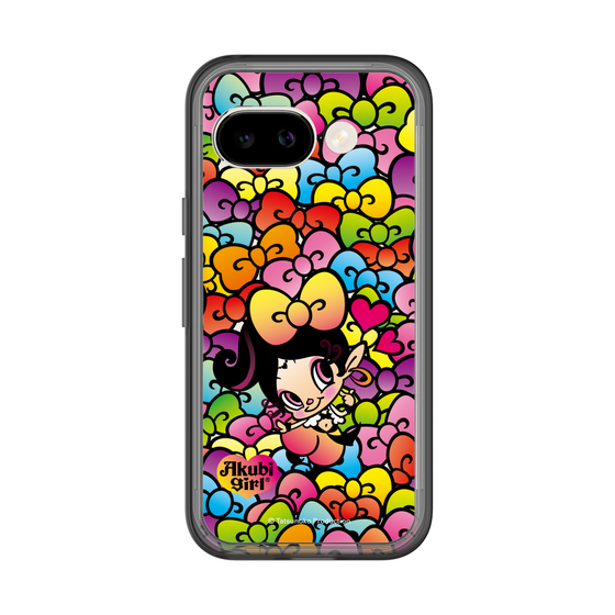 スリムプロテクションプレミアムケース［ アクビガール - リボン ］