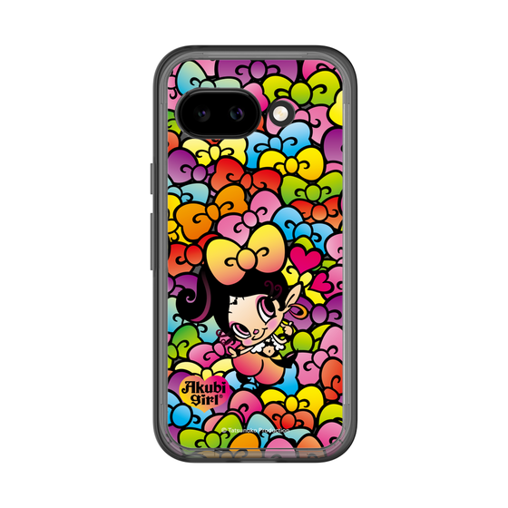 スリムプロテクションプレミアムケース［ アクビガール - リボン ］