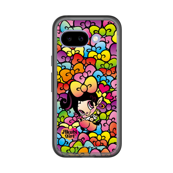 スリムプロテクションプレミアムケース［ アクビガール - リボン ］