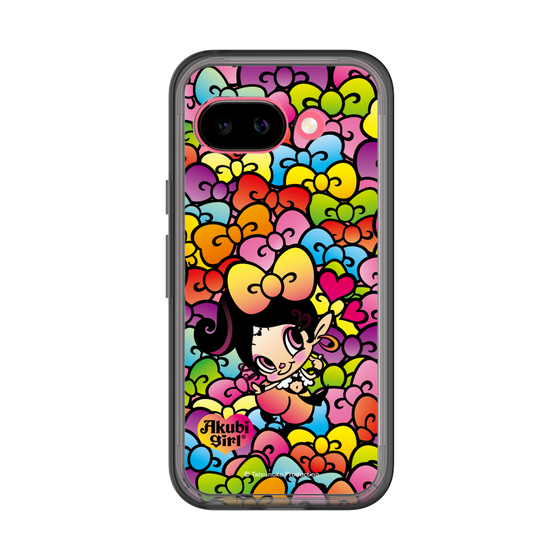 スリムプロテクションプレミアムケース［ アクビガール - リボン ］