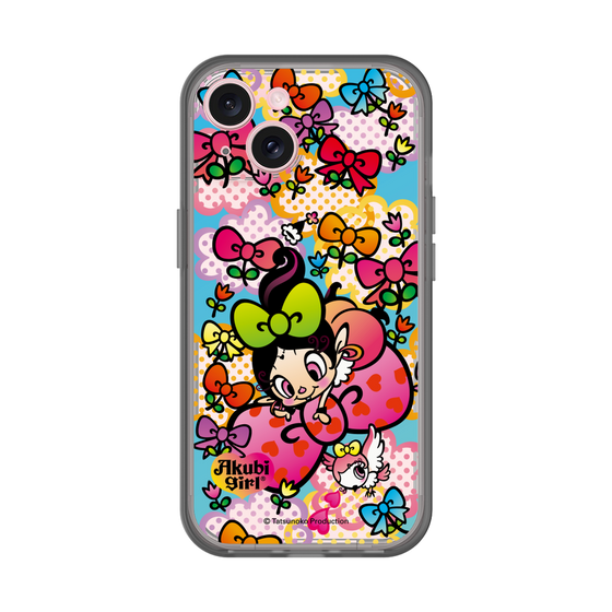 分離ケース［ アクビガール - フラワーリボン ］