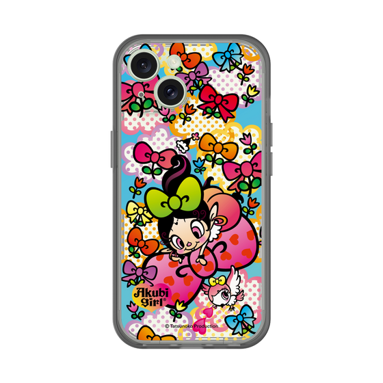 分離ケース［ アクビガール - フラワーリボン ］