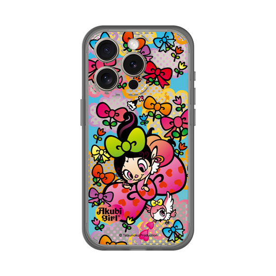 分離ケース［ アクビガール - フラワーリボン ］