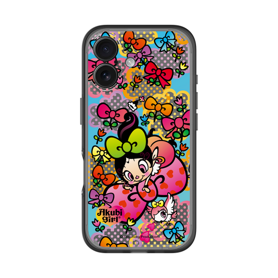 分離ケース［ アクビガール - フラワーリボン ］