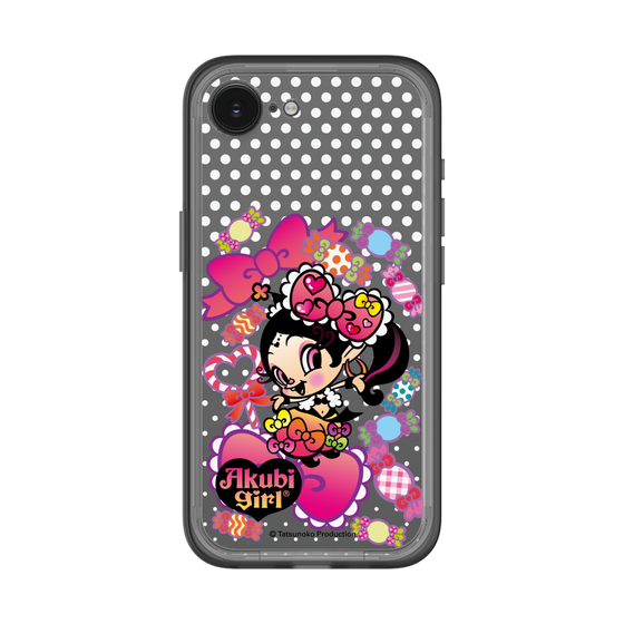 スリムプロテクションプレミアムケース［ アクビガール - キャンディーリボン ］