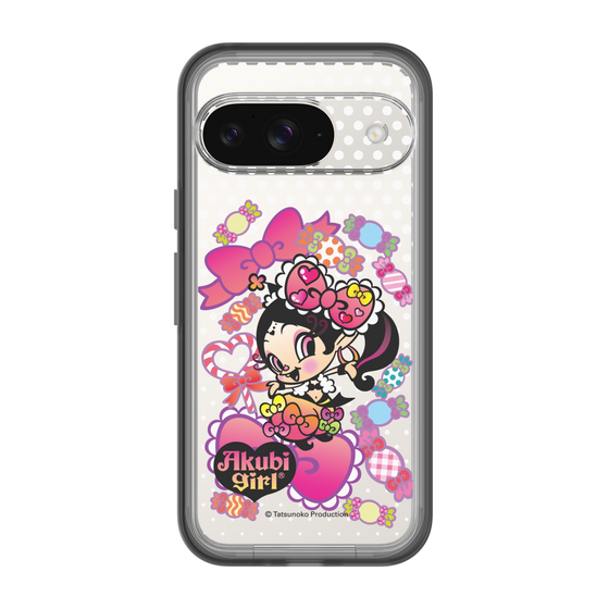 スリムプロテクションプレミアムケース［ アクビガール - キャンディーリボン ］