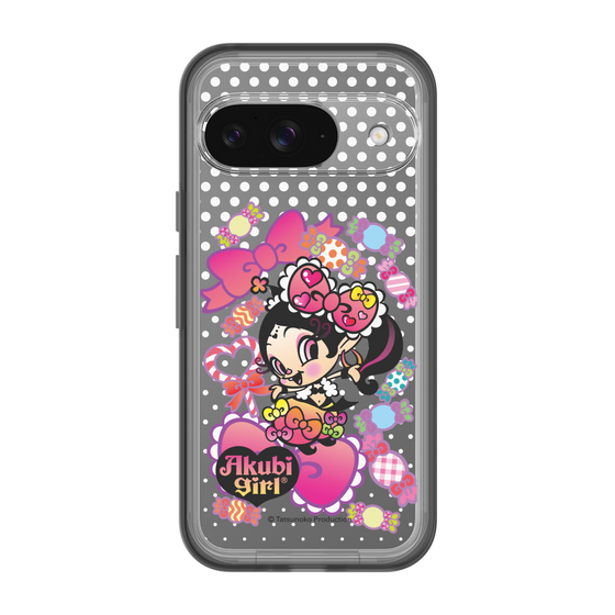スリムプロテクションプレミアムケース［ アクビガール - キャンディーリボン ］